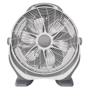 Convenient Household Table Fan Electric Air Cooling Box Design Mechanical Control for Home & Hotel Use Made of Plastic