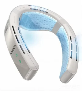 Coolify Cyber Neck Fan Portable USB Rechargeable Bladeless Air Conditioner Wearable Personal Cooling Device for Home & Travel