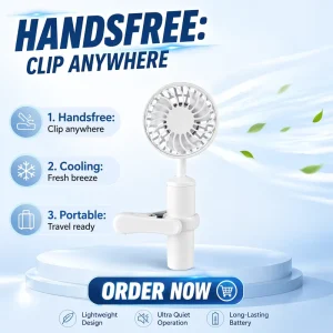 Cooling Portable Fans Electric Customizable With Clip Travel Personalized OEM Handheldfans Rechargeable Handy Fan