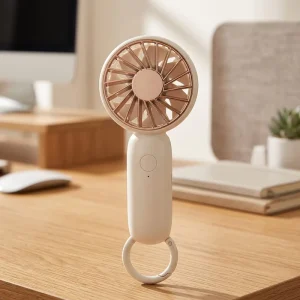 Cooling USB-C Rechargeable Portable Handheld Mini Clip Fan with Battery for Car & Outdoor Use