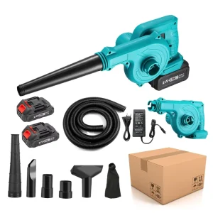 Cordless Electric Rechargeable Powerful Turbo Fan Car Air Blower for Dust Blowing Cleaner Air Duster