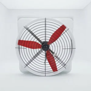Corrosion Resistant FRP Fiberglass Fan Exhaust Fan with Red Nylon Blades
