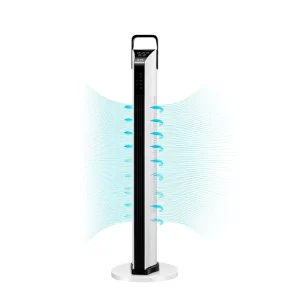 Cross-Border Electric Tower Fan Household Floor Fan Oscillating Bladeless Silent Vertical Bladeless Remote Control Energy