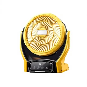 Cross Border Smart Camping Fan Multi Functional Voice Controlled Portable USB Outdoor Fan BLDC Motor 6000mAh Battery LED
