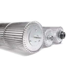 Cross Flow Impeller Aluminum Cross Flow Fan Blade OEM ODM Tangential Fan Impeller for Air Conditioner