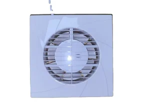 Cross border Electric ABS Bathroom Exhaust Fan Toilet Restroom Window mounted Wall mounted 6 inch 18W Check Valve Quiet Color