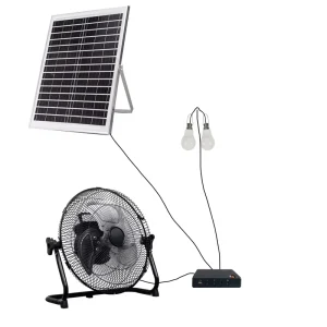 Cross border Hot Selling Solar+AC Powered Rechargeable Zero Electricity Big Silent Floor Fan 10 12 Hours Working Time