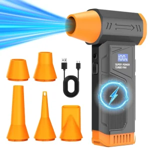Cross border Turbo Fan Dust Blower Handheld Portable Car Vacuum Cleaner High Speed Cooling Ice Cooling Fan Brushless Motor M4