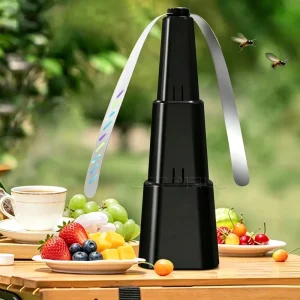 Custom Bug Fly Fans Tables Rechargeable Fly Repellant Effective Insect Control Indoor Outdoor Keep Away Fly Swatter Fan