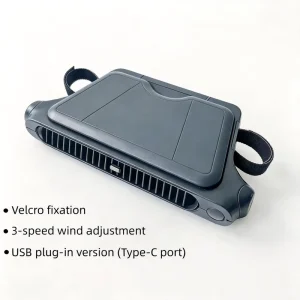 Custom Car Backseat Fan Cooling Air Conditioner Type C and Play Fan for Car Strong Wind Low Noise Portable Factory
