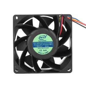 Custom Electric OEM 8cm 80x80x38mm 24V 48V 100CFM High CFM DC Brushless Cooling Fan for Radiator