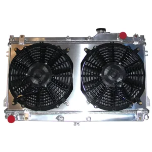 Custom Engine Cooling System Full Aluminum Water Tank Radiator with Fan Shroud for Mazda Mia MX 5 1.6L I4 B61P15200