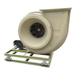 Custom FRP Centrifugal Fan with Integral Molded FRP Impeller Anti Acid Alkali Corrosion Resistant Industrial Blower