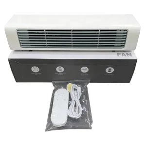 Custom Fashion USB Smart Desktop Air Cooling Fan Wall Mounted Digital Control Rechargeable Fan for Home Office