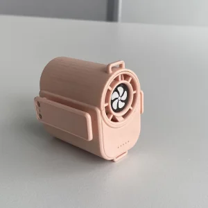 Custom Hand Fan Logo Clip on Fan 2000mAh Mining Clip Fan Clip Fan 5 Blade Light Mini Neck Fan for Outdoor Hiking