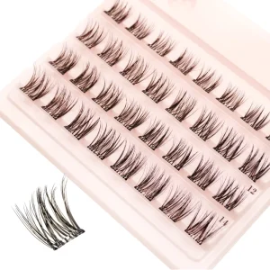 Custom Handmade Synthetic Hair Mega Volume 10D 20D Matte Extension Luxury Lash 12 Rows Premade1 Model Fans