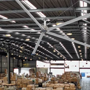 Custom Heavy Duty Industrial Ceiling Fan Stainless Steel High Air Volume Energy Saving for Factory Use 1500 Square Meter