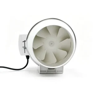 Custom Logo 4 Inch Inline Duct Fan 34W 284m3 h Axial Flow Fan for Hydroponic Grow Tent
