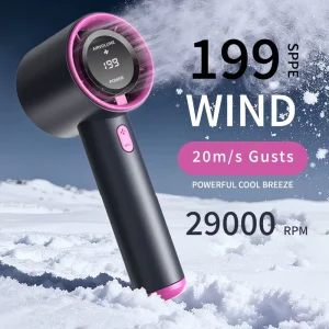 Custom Logo Personalized Handheld Mini Fan Usb c Rechargeable Electric Fan Portable Personal Hand Held Turbo Fan