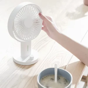Custom Logo Small Fan Powerful USB Desk Portable Mini Fan Handy Air Cooling Rechargeable Ceiling Fan Handheld