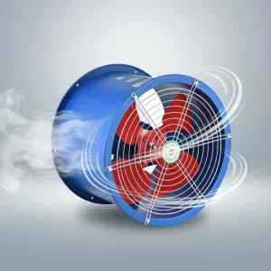 Custom Made Size Industrial Axial Ventilating Fan Ball Bearing Electric for Wall Duct OEM ODM Available Construction Use