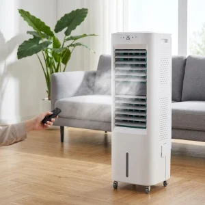 Custom Noiseless 4000m3 h Airflow Remote Control Small Portable Water Evaporative Cooled Fan Room air Cooler