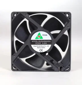 Custom OEM DC8025 80X80X25 Brushless Axial Cooling Fan for Electric Bicycle Tricycle & Microwave Oven Industrial Exhaust