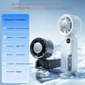 Custom Portable Handheld Fan High Speed 3600mAh Mini Fans with Type C Rechargeable Stylish Fresh Color Lightweight Portable Fan