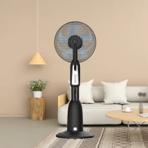 Custom Private Label Mechanical Control Floor Standing Portable Fan Mist with Water Tank for Household Use Made in China