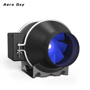 Custom Quiet 4″ 100mm EC Inline Duct Fan with Speed Controller Wall Fan Electric OEM ODM Heating Cooling Hydroponics