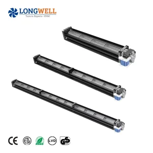 Custom Small Cross Flow Split Ac Fan 40mm/43MM 115V 220V 230V Cooling Tangential Fan for Convector Heater OEM ODM