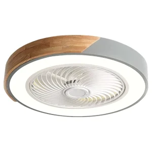 Custom XD14A Liangte New 20 Inch Led Ceiling Fan with Light Lamp for Bedroom with Remote Control
