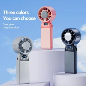 Custom logo Mini Hand Fan Rechargeable Ventilatores Portatiles Mini Fans Bulk Portable Wearable Fans Hand Held for Wedding Favor