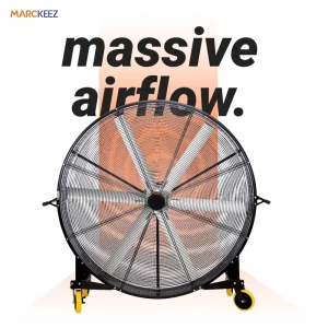 Customizable 36 Inch Drum Fan 0.9m Low Noise Industrial Fan Energy Saving Air Circulation Fan for Gym & Retail Store