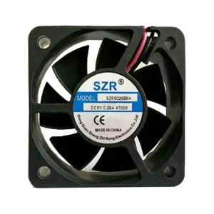 Customizable 50x50x25mm 5 12 24V Screw Mounting DC Axial Flow Fans SZR5025 Ball Bearing Low Noise DC Cooling Fans OEM ODM