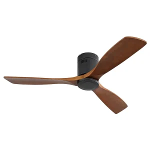 Customizable 52 Inch Solid Wood Ceiling Fan for Living Room Bedroom Household Use
