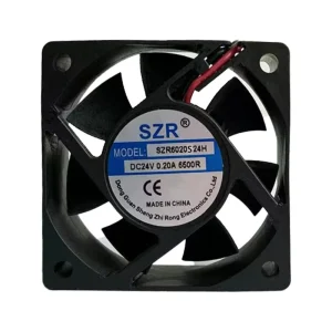 Customizable 6020 Mini Brushless Industrial DC Axial Flow Fans 60x60x20mm Sleeve Bearing Ventilation DC Air Cooling Fans OEM ODM