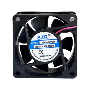 Customizable 6025 5/12/24/48V Mini Industrial DC Axial Flow Fans 60x60x25mm Sleeve Bearing Ventilation DC Air Cooling OEM/ODM