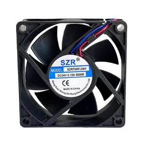 Customizable 7025 Industrial Sleeve Bearing Brushless DC Axial Flow Fans 70x70x25mm 5 12 24 48V DC Cooling Fans OEM ODM Support
