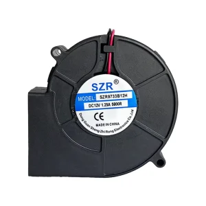 Customizable 9733 12V 24 48V Ball Bearing DC Centrifugal Blower Fans 97x94x33mm 4500RPM DC Air Blower Fan OEM ODM