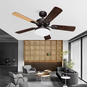 Customizable European Style Ceiling Fan Pakistan Light Weight Ceiling Fan With LED Lights Chandelier for Bedroom