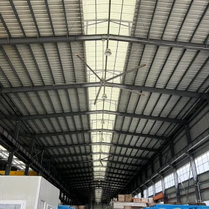 Customizable Exhaust Fan HVLS 18-24ft Wall Controller Industrial Ceiling Air Fan