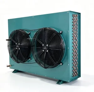 Customizable Industrial Radiator Copper Tube Aluminum Fin High Efficiency Heat Exchange Dual Fan Air Cooled Condenser