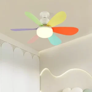 Customizable Modern Living Room Decorative Remote Control 3 Speed Led Ceiling Fans With Remote