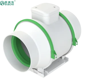 Customizable OEM ODM 12inches Silent Axial Mixed Flow Ventilation Circular Exhaust Blower air Duct Type Ventilation Fan