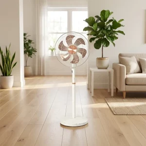 Customization Electric Stand Pedestal Fan Four Wind Speeds Standing Fan 18 Inch Metal Blades