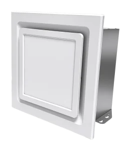 Customized 12 Inch 110V 220V Ceiling Mounted Metal Exhaust Fan LED Light 280 M h Airflow 42dB Quiet for Household Bathroom