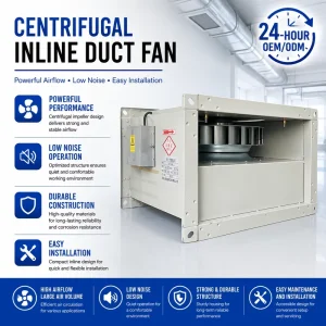 Customized GDF Series Hvac Centrifugal Fan Centrifugal Exhaust Fan Ac Centrifugal Pipe Duct Fan
