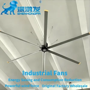 Customized HVLS Ceiling Fan Industrial 7.3m Energy Saving Large Airflow Low Noise PMSM Motor Warehouse Factory Workshop