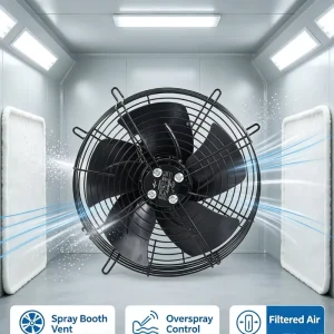 Customized Industrial Axial Fan Powerful Ventilation Cooling Fan Exhaust Blower for Manufacturing Plant Air Circulation